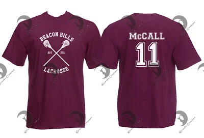 T Shirt Maglia Uomo Donna Teen Wolf Beacon Hills Lacrosse Scott MCcall 11  - Immagine 1 di 3