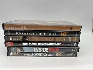 Denzel Washington The Pelican Brief, Remember the Titans, Training Day 6 DVD Lot - Picture 1 of 20