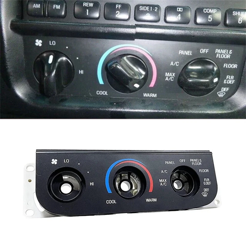 Panel de control de calefacción de aire acondicionado para Ford Expedition 1999-2002 F-150 1999-2004 F250 1999 Foto 1 de 4