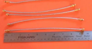 SMA Plug to SMB Jack Bulkhead - 24cm Semi-Rigid Formable Coax - Pasternack - Picture 1 of 7