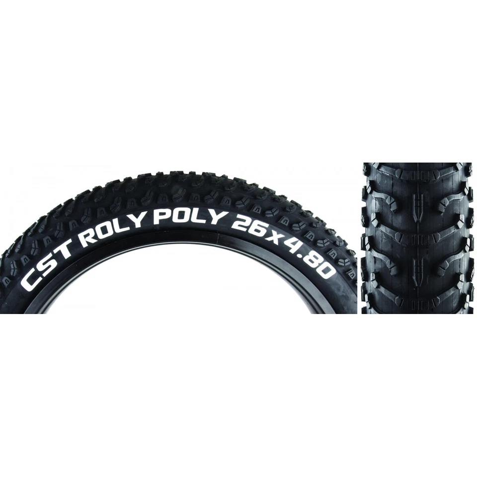 Neumático CST Premuim Roly Poly Fat 26x4,8 cubierta de alambre negro compuesto único 60 TPI Foto 1 de 1