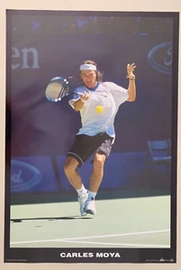 CARLOS MOYA, TENIS, RARO PÓSTER AUTÉNTICO 1997. - Imagen 1 de 8