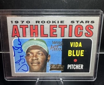 2001 Topps Archives - Autographs #121 TAA Vida Blue (AU) NM - Image 1 of 2