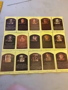 15 HALL OF FAME BASEBALL POSTKARTEN PLAKETTEN, SEAVER, SCHMIDT, COCHRANE, RÜSCHEN - Bild 1 von 11