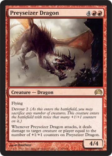 Preyseizer Dragon - Planechase 2012 #50/156 MTG Magic The Gathering - Image 1 of 1