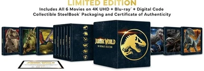 Jurassic World Ultimate Collection - Limited Edition 4K Steelbook 4K UHD Blu-r - Image 1 of 4