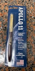 Fisher Space Pen Black  Ink / Apollo 11 50th Anniversary Pen Gold Maroon NOS - Picture 1 of 6
