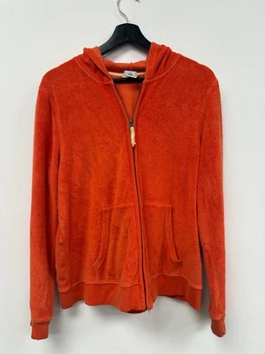 Sudadera con capucha vintage Old Navy para mujer XL naranja cremallera completa tela de felpa con capucha Y2K jugosa Foto 1 de 4
