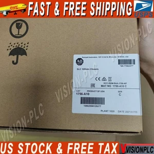 New Sealed AB 1756-A10 ControlLogix 10 Slot Rack Chassis 1756A10 US Free Tax - Picture 1 of 2