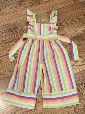 Mono BONNIE JEAN Niña Pequeña 5 Multi Rayas PASCUA Foto 1 de 4