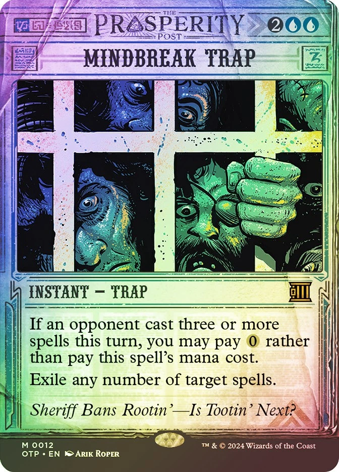 MTG FOIL Mindbreak Trap  - Breaking News #012 - Image 1 of 1