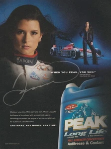 2005 Peak Antifreeze - Danica Patrick - Indy Race Car Driver - Print Ad Photo - Picture 1 of 1