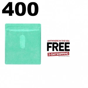 400 CD Double-sided Plastic Sleeve Green ** 1-3 DAY - Picture 1 of 3