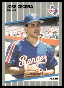 1989 Fleer #516 Jose Cecena - Picture 1 of 2