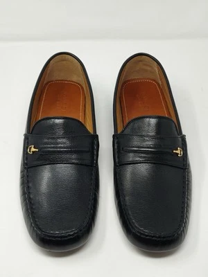 Gucci Loafers Horsebit Black Driver Leather UK 13 US 13.5 12083 - image 1 of 4