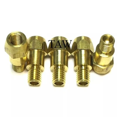 TRAFIMET 5 x Binzel type MB36 M8 mig torch tip adaptor (265)