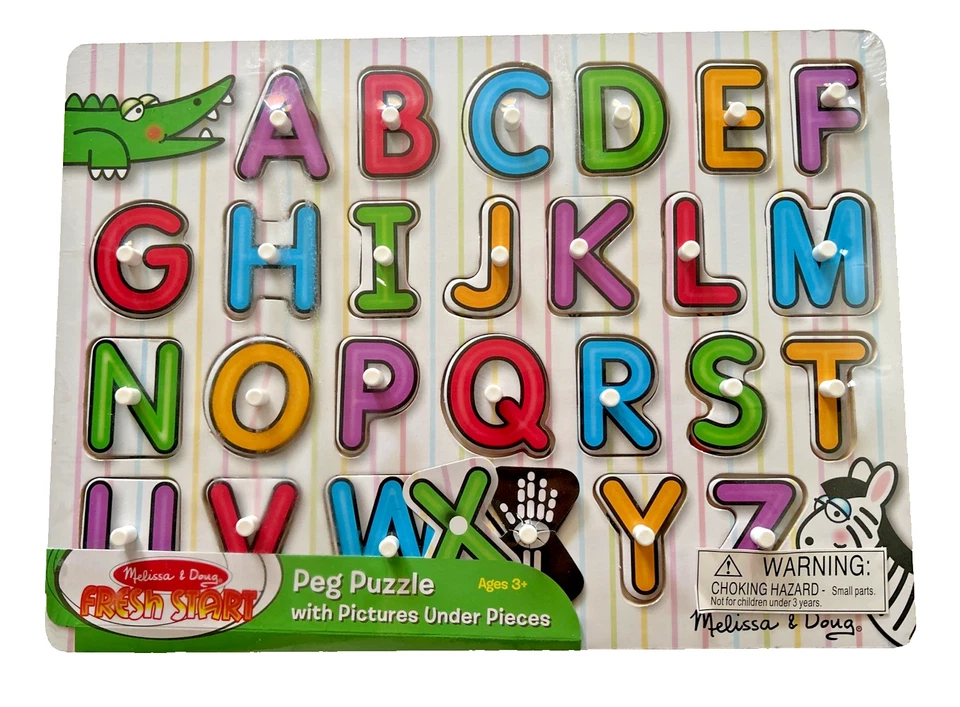 Melissa & Doug See-inside Alphabet Peg Puzzle 3272