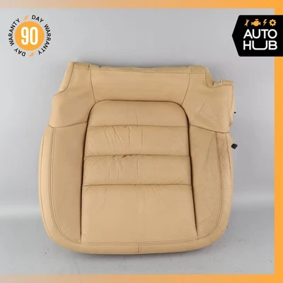 Cojín de asiento inferior delantero izquierdo beige OEM Porsche Cayenne 958 11-18 Foto 1 de 4