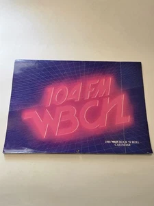 Calendario vintage WBCN 104 FM ROCK & ROLL 1985 - Aerosmith, Bruce Springsteen etc. - Imagen 1 de 16