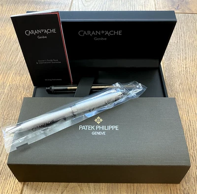 Patek Philippe × Caran d’Ache Exclusive Ballpoint Pen-Diamond Guilloché Edition - Image 1 of 4