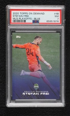 2020 Topps MLS Playoffs Purple /5 Stefan Frei #4B PSA 7 - Image 1 of 2
