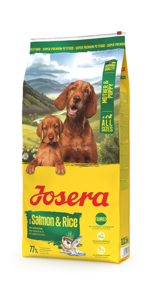 JOSERA Mother & Puppy Salmon & Rice (2 x 12,5kg) | für Hündin & Welpe - Bild 1 von 1