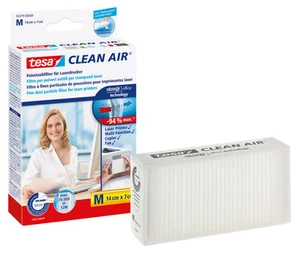 tesa Clean Air effektiver Feinstaubfilter für Laserdrucker Grösse M - 140mm:70mm - Bild 1 von 7