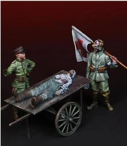 1/35 3pcs Resin Model Kit German Soldiers Infantry WW1 Unpainted - Picture 1 of 1