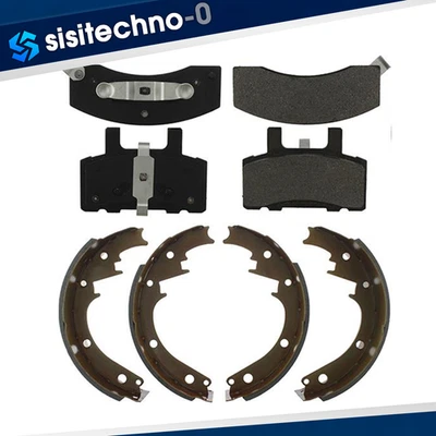Juego de pastillas de freno de disco delanteras traseras para Chevrolet C2500 1989-1998 zapata de freno de tambor Foto 1 de 2