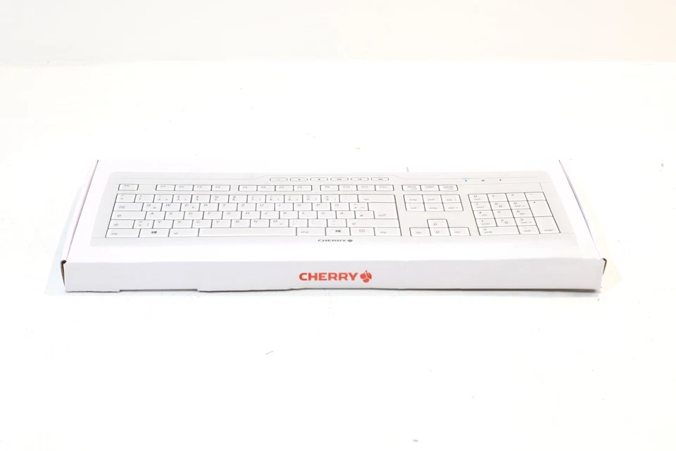 Cherry Stream 3.0 Pale Grey Wired Keyboard P/N: G85-23200ES-0/00 (Open Box) - Image 1 of 3