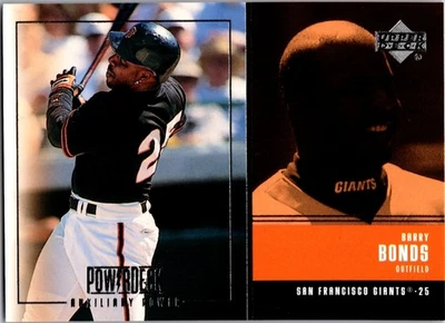 1999 Upper Deck Barry Bonds #AUX19 Giants Outfield Auxiliary Power MLB Key  - Image 1 of 2