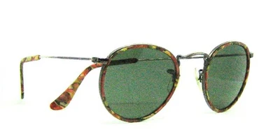 Ray-Ban USA Vintage B&L Classic Metals Antique "Chip" Tortoise W1677 Sunglasses - Image 1 of 4