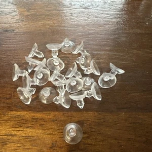 Rubber Plugs 20Anti Collision Glass Top Tables Bumpers w/Stem for 3/16Inch Hol - Picture 1 of 3