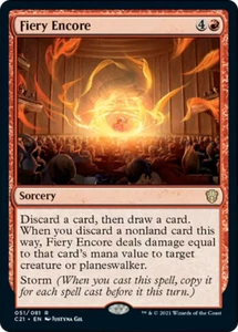 FIERY ENCORE ~ Colección Casi Nuevo-M Commander 2021 Raro - Imagen 1 de 1