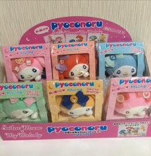 Rare! Sailor Moon My Melody 7-11 seven eleven Limited Mini Plush 6 Set Sanrio