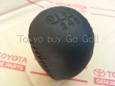 Toyota FJ CRUISER TACOMA TUNDRA 6F Manual Leather Shift Knob NEW Genuine OEM Foto 1 de 4