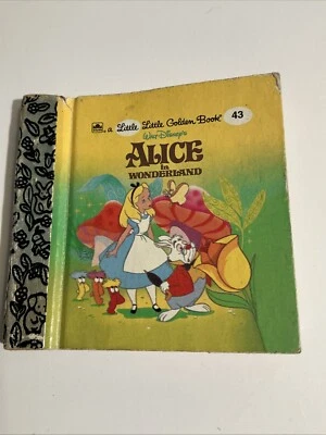Alicia en el País de las Maravillas Pequeño Mini Libro Dorado #43 Foto 1 de 4