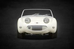 Póster - Clásico Austin-Healey Sprite, Minimalista Moderno Negro - 4 Tallas - Imagen 1 de 21