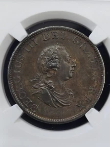 1799SOHO Gran Bretagna 1/2 Penny NGC AU Dettagli Ottimo Colpo - Foto 1 di 4
