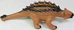 Dinosauro in Gomma 14'' Ankylosaurus Giocattolo Saichania con Suono Ruggente per Bambini Giocattoli - Foto 1 di 2