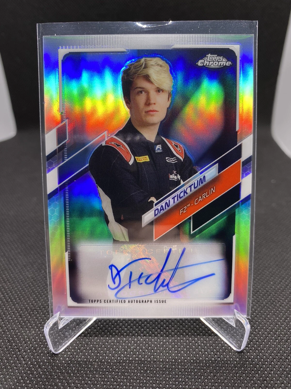 2021 Topps Chrome Formula 1 F1 DAN TICKTUM Auto /210 #CA-DT