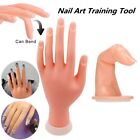 Plastic Fake Finger Acrylic Gel False Hand Trainer Tools Nail Art Training Tool