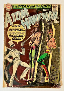 The Atom and Hawkman #44 (1969) (2.0) - Key Issue! - 2nd Gentleman Ghost