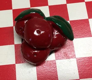 Realistic Artificial Faux Fake Food Fruit CHERRIES 3D MAGNET Kitchen Prop - Picture 1 of 3