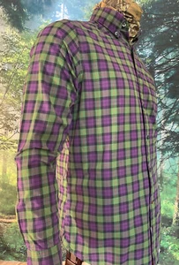 BLACK BROWN Men's M Plaid Button Down - Picture 1 of 11