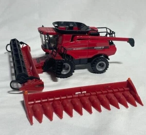 ERTL CASE IH 8120 Axial Flow Combine, Corn & Bean Heads, 1/64, 2008 Farm Show - Picture 1 of 5
