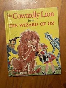 Der feige Löwe aus Der Zauberer von Oz (1956) Wunderbücher Vintage Kinder - Bild 1 von 8