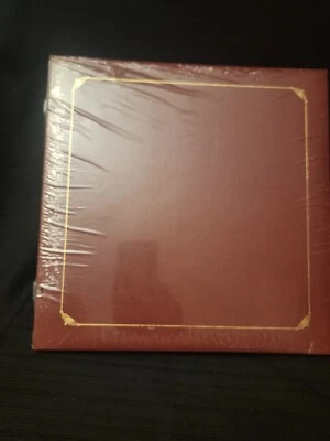 Nuevo y Sellado Álbum Creative Memories 12x12 Malva Morera Borde Dorado Columna Abierta Foto 1 de 4