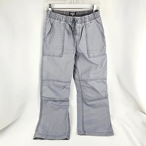 OshKosh B’gosh Boys Casual Elastic Waist Straight Leg Pants Gray - Size 12 - Picture 1 of 3