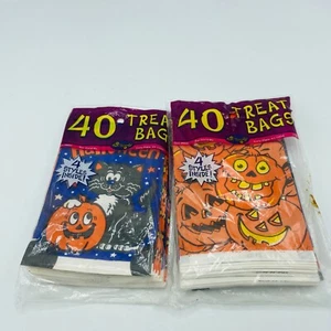 Bolsas de golosinas de Halloween Fun World 1995 de colección 80 bolsas 4 estilos truco o trato - Imagen 1 de 5